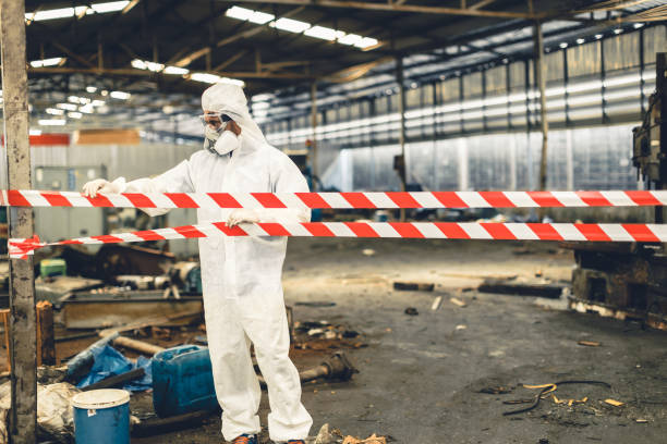 Professional Biohazard technician working in Osceola, IA